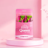 QUEEN TRIPLE BLADE RAZOR WITH MOISTURIZING STRIP (6+2) Q148